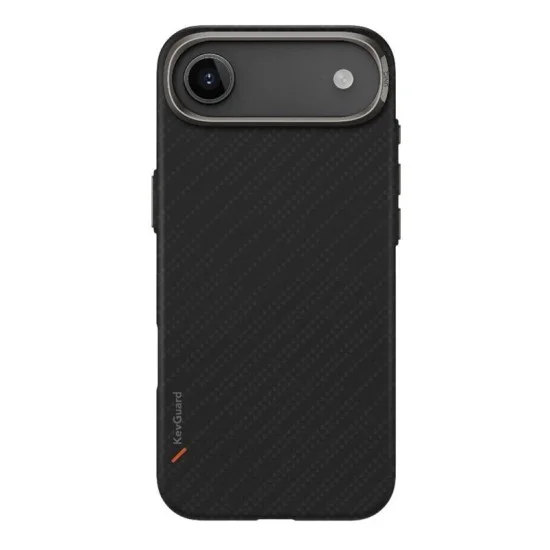 Uniq Hybrid Iphone 17 Air (2025) 6.6 Magclick Charging Keva Edge - Carbon Black